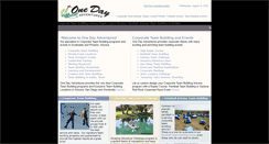 Desktop Screenshot of onedayadventures.com